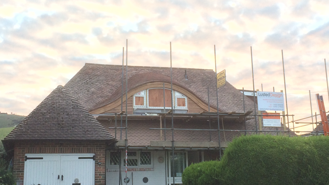 Extension with dormer eyebrow